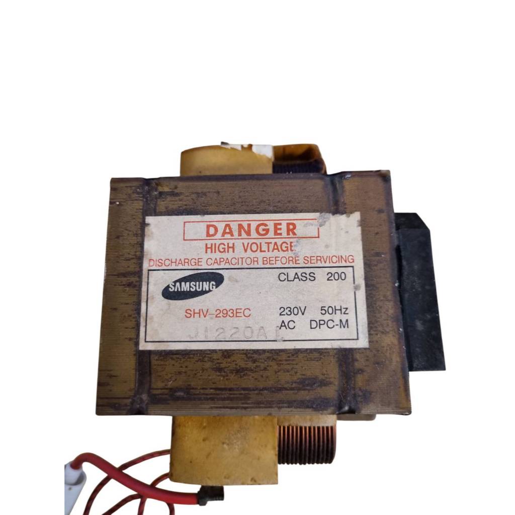 อะไหล่ถอด -หม้อแปลง ไมโครเวฟ ยี่ห้อ SAMSUNG (ซัมซุง) รุ่น M1932 ขนาด 28 ลิตร