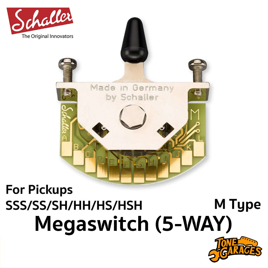 Schaller Megaswitch "M" Type (5-WAY) guitar and bass Made in Germany