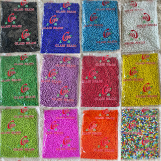 ลูกปัดเม็ดทราย ขนาด 3-4 มิล 450 กรัม ( พร้อมส่ง )