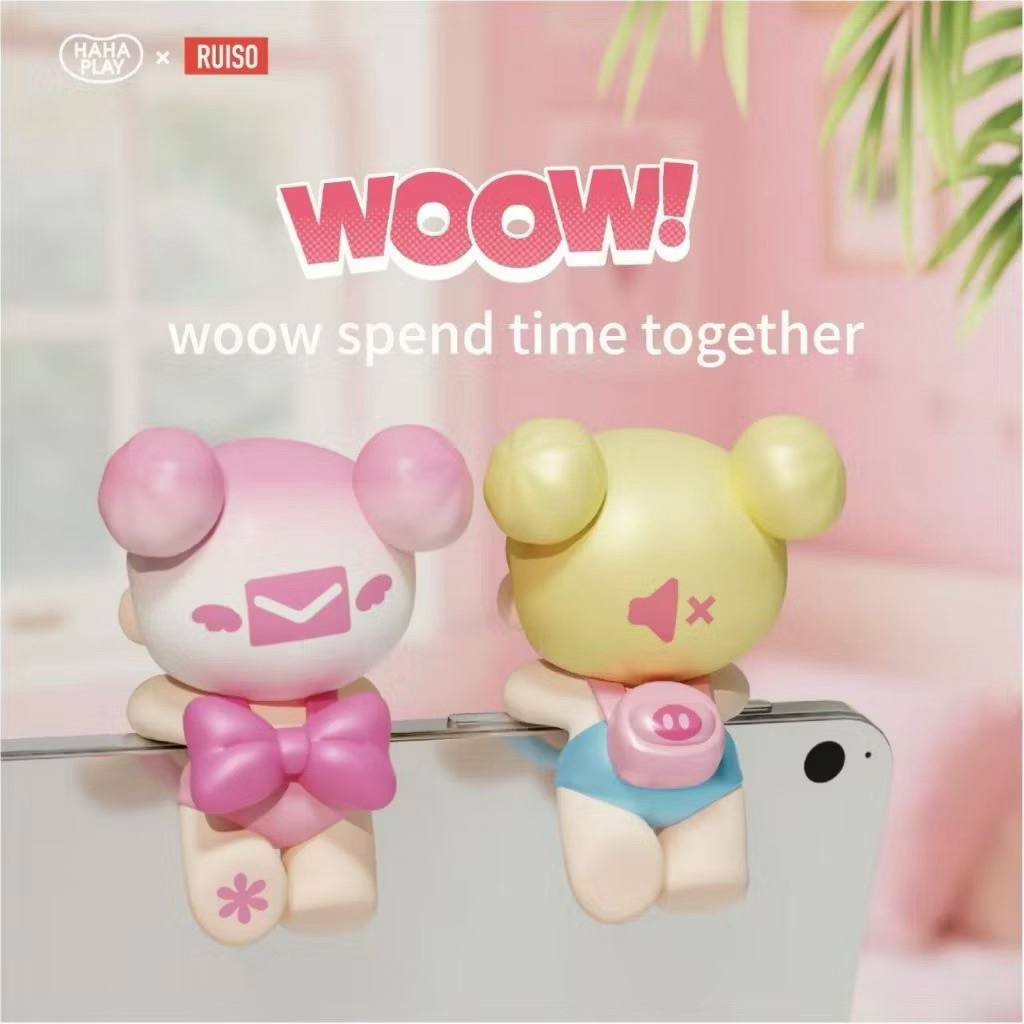 [ เลือกตัว ]  👧🏻 🩵 Woow Accompany You Hour Light Cute Pellets เกาะโทรศัพท์ / จอคอมได้ สารพัดเกาะ🦄💗