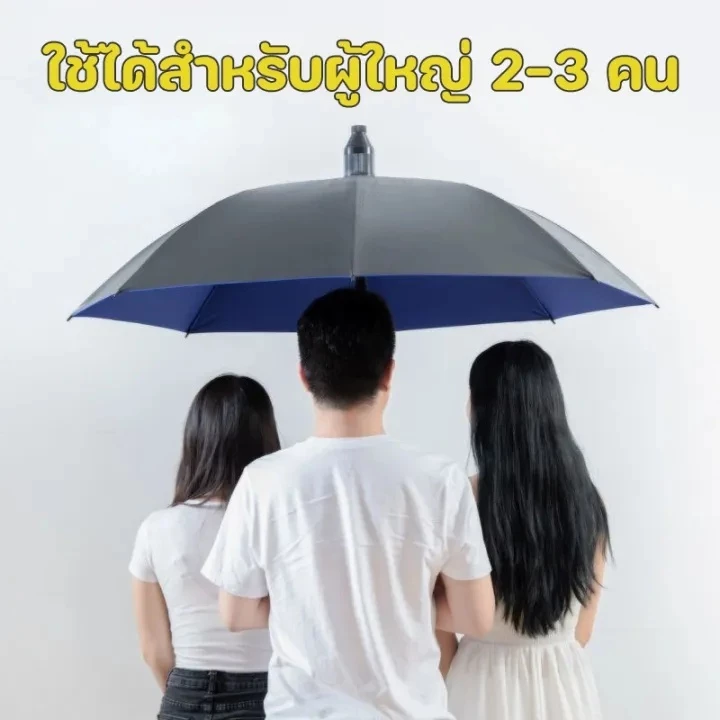 ร่มกอล์ฟ เส้นผ่าน 125/150cm อัตโนมัติ กันแดด-กันฝน มีเคส thumbnail 4