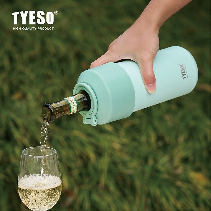สินค้าพร้อมส่ง!! TYESO Bottle Cooler ขนาดใหญ่ สำหรับเบียร์ขวดใหญ่ ขวดพลาสติก ขวดไวน์ ขวดน้ำ 1 ลิตร ใส่ได้