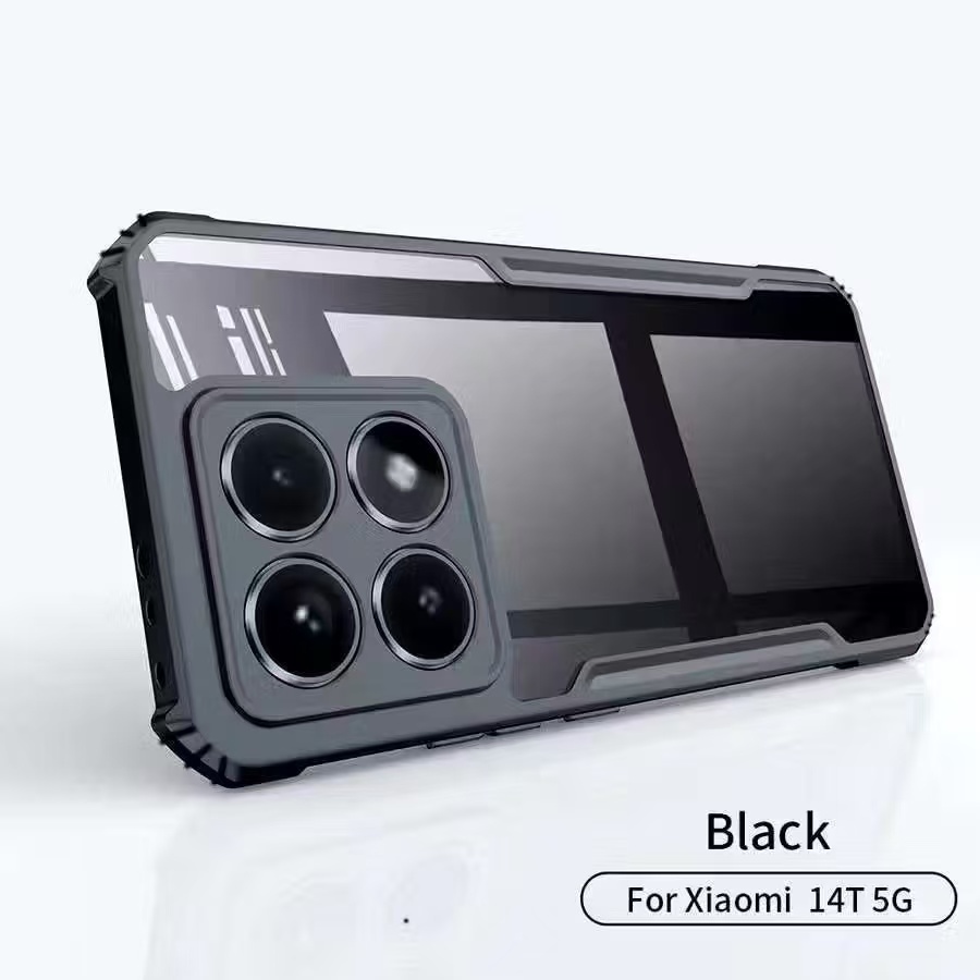 เคสกันรอยกล้อง สำหรับ Xiaomi Mi14T Pro Mi13T Mi13TPro Mi15 Mi15Pro Mi11T Pro เคสหลังใส