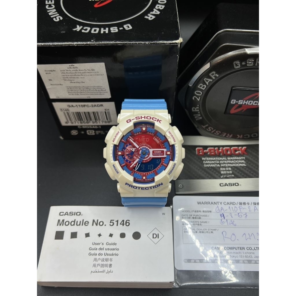 🌲G-SHOCK รุ่น GA-110AC โดเรม่อน (มือ2สะสม)