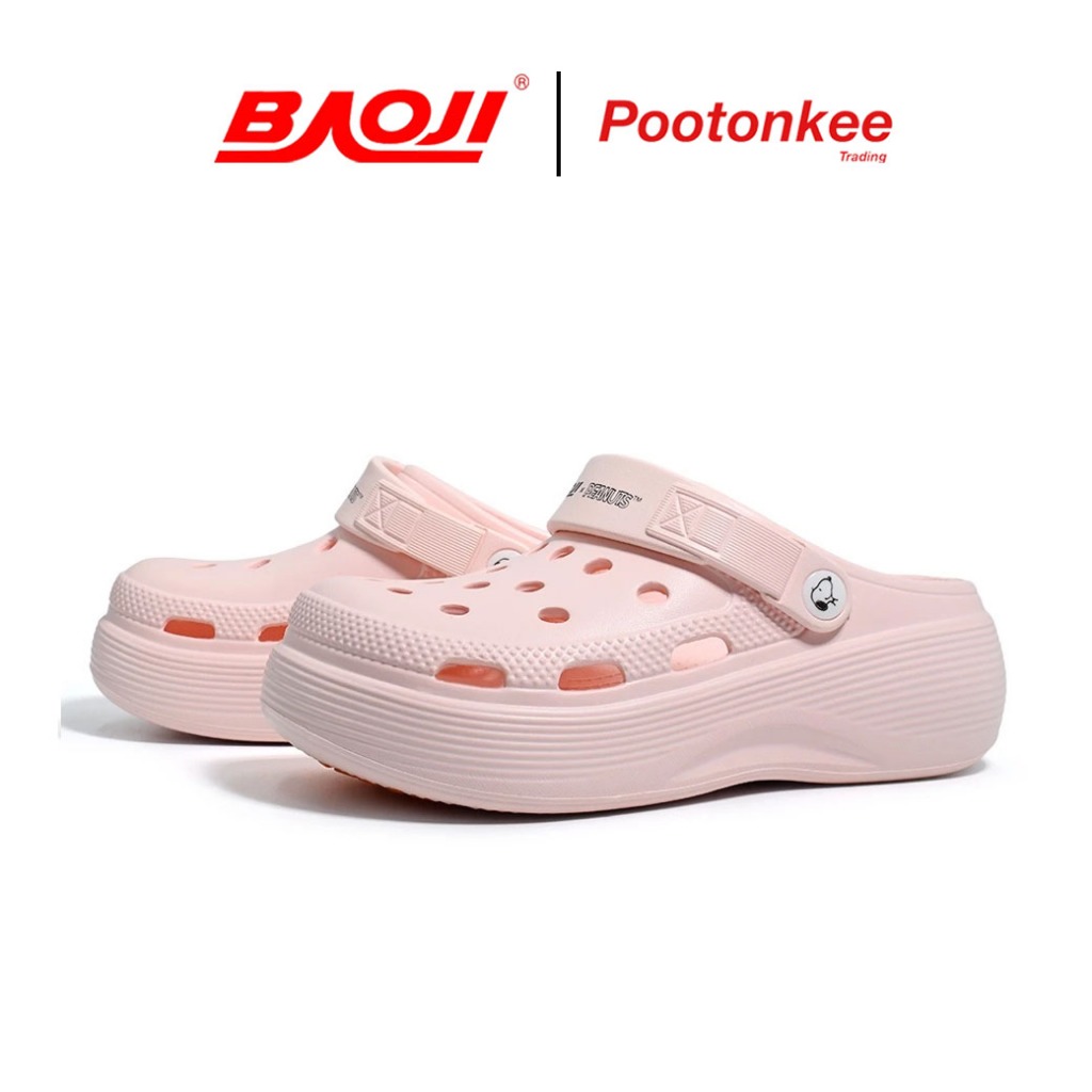 BAOJI X PEANUTS บาโอจิ รุ่น BO31-SP01 / BO37-SP01 รองเท้าแตะ รองเท้าหัวโตผู้หญิง BAOJIxPEANUTS COZY STEP ลายลิขสิทธิ์แท้ - รูปที่ 3