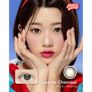 *เติมสต็อค* ManyLens รุ่น Queenie Cocoa / Charcoal (Vitamin A+) เลนส์รายเดือน