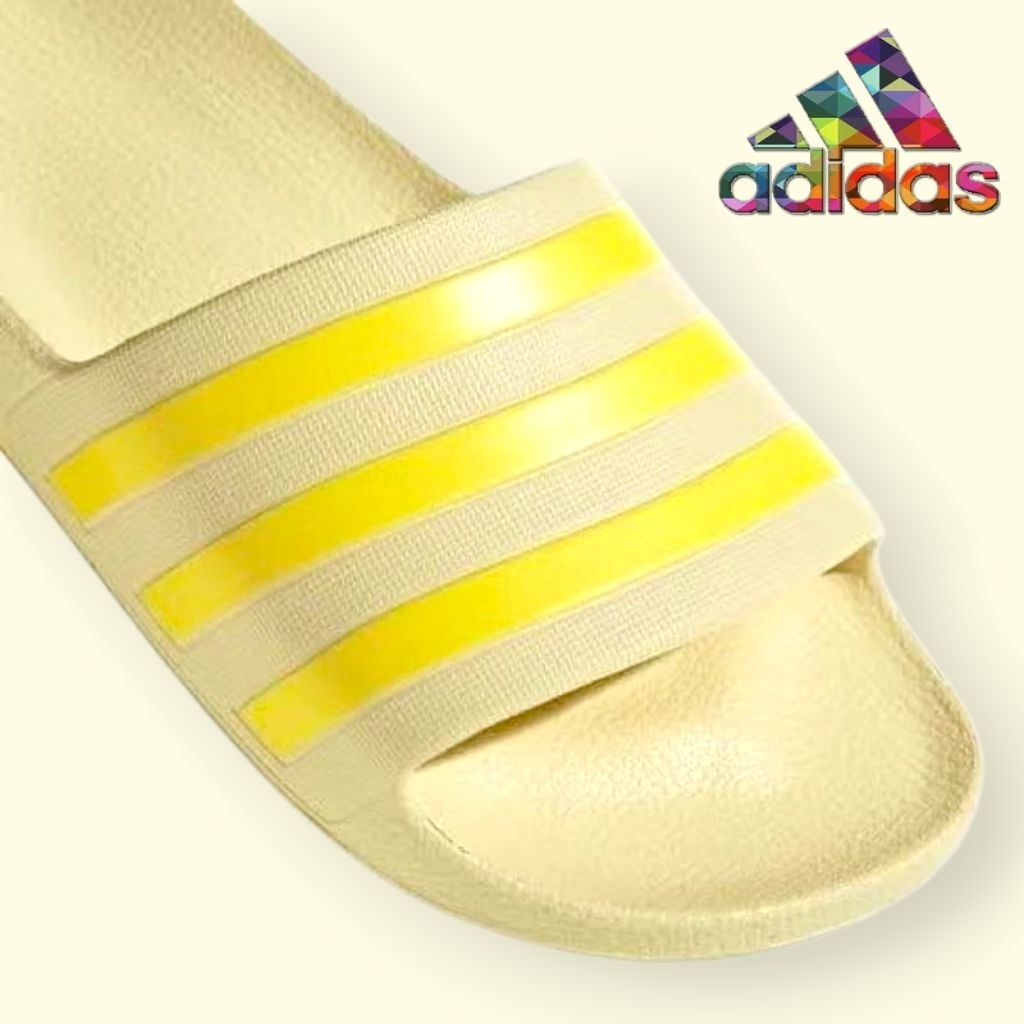 ของแท้... รองเท้าแตะ Adidas Adilette Aquaสีเหลืองสีสันสดใส