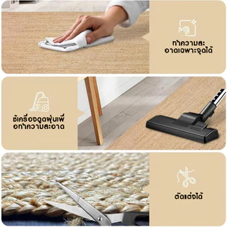3IN1แผ่นลับเล็บแมว วงกลมพรมลับเล็บแมว ถักทอจากหวาย อเนกประสงค์ ที่นอนแมว ลับ เล็บ นอน เล่น