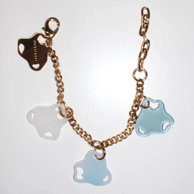 PIPATCHARA Infinitude Bracelet Gold (Blue Crystal, Free Size)