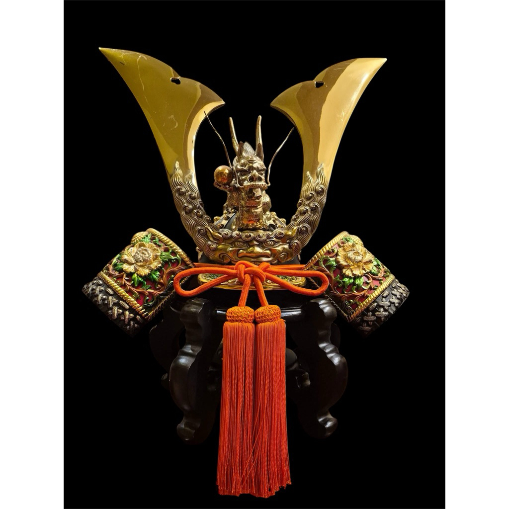 นำเข้า 🏯 หมวกซามูไรญี่ปุ่น (Kabuto) โลหะ งานสะสมสุดหายาก หมวกซามูไรญี่ปุ่น (Samurai Kabuto Helmet)