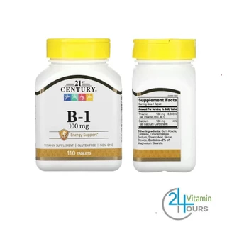 [พร้อมส่ง ] 21st Century , วิตามินบีรวม B-Complex, B-6, B-12, B-50 Complex , B-100 Complex, Stress B