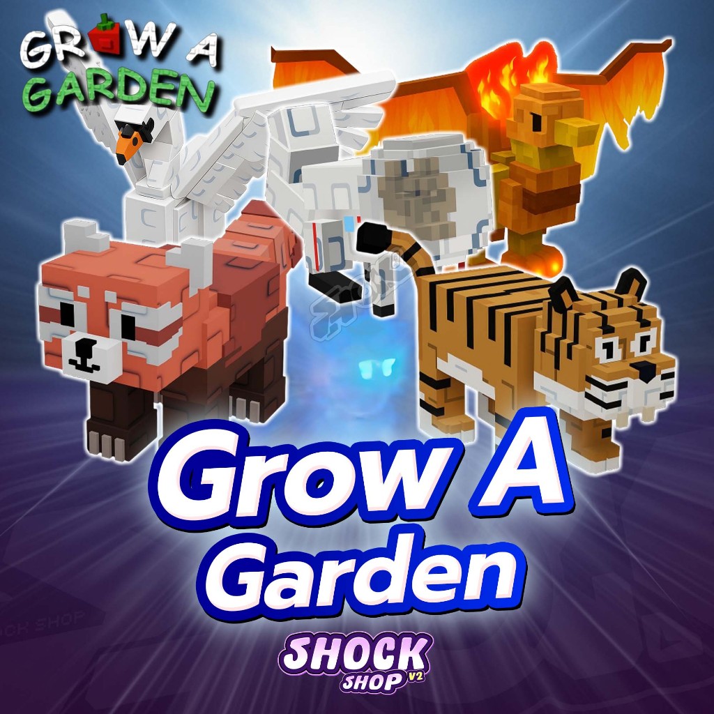 การ์ดเกม ไก่สัตว์เลี้ยง/รวมของต่างๆ แมพ Grow a Garden การ์ดสวยภาพคมชัด
