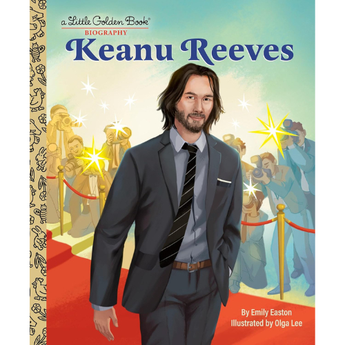 Chulabook|c321|หนังสือ|KEANU REEVES (A LITTLE GOLDEN BOOK BIOGRAPHY) (HC)