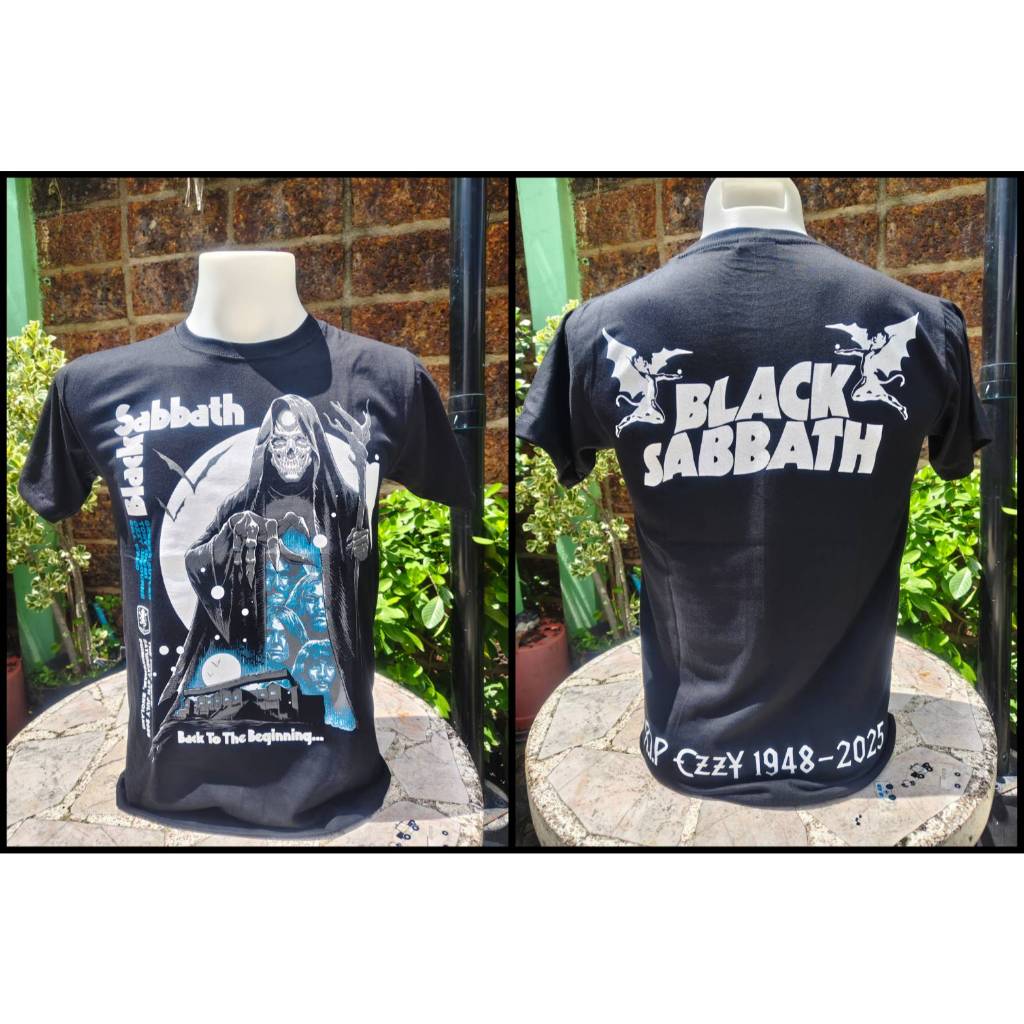 เสื้อยืดคอกลม สกรีนลาย black sabbath รหัส ( 276 )