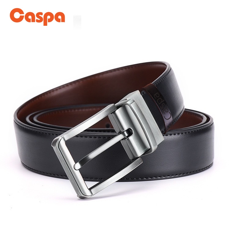 เข็มขัด​หนังแท้ สลับหัวโดยการหมุน ทั้ง​2หน้า (สลับ​ใช้ได้​ทั้ง2​หน้า​) ยาว43นิ้ว​ ผู้ชาย ​Belt เข็มขัด​หนัง หนังแท้