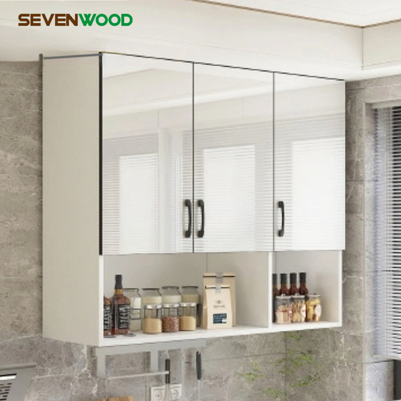 SEVENWOOD ตู้แขวน ตู้แขวนผนัง ตู้ครัว เรียบง่ายและมีสไตล์ ตู้ติดผนัง ตู้เก็บของ