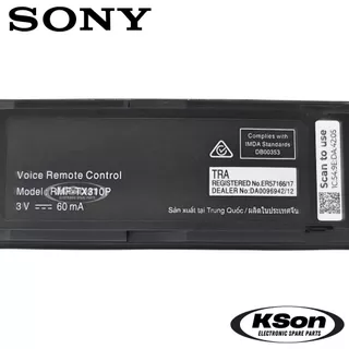 รีโมททีวี SONY รุ่น RMF-TX310P สั่งงานด้วยเสียงได้ Smart TV Remote Control with Voice Control