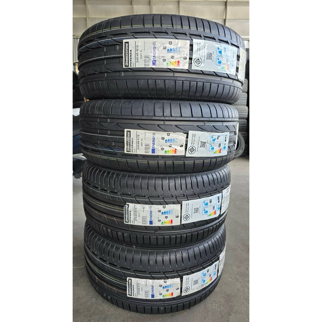 🚓🚗บริดสโตน 245/45/19,275/40/19 S001 รันแฟรต​ ผลิตPoland 🇵🇱ยางใหม่ปี24