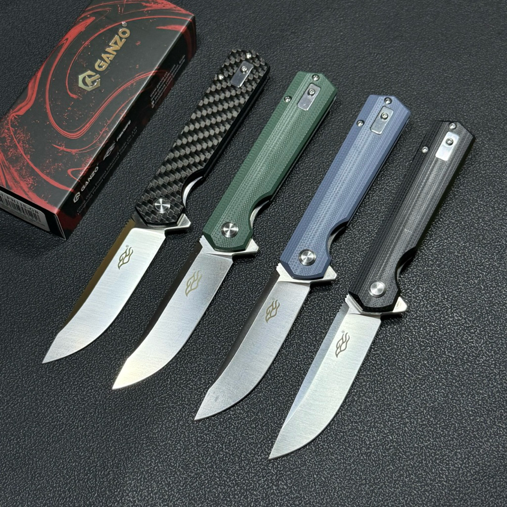 มีดอเนกประสงค์Ganzo FH11S ของแท้100% วัสดุใบมีดเหล็กD2 ด้ามจับG10/เคปล่า