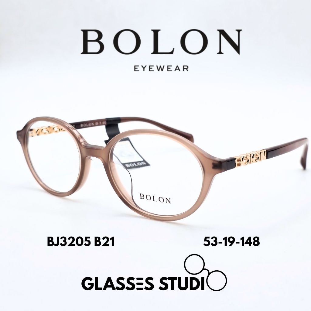 กรอบแว่น Bolon BJ3205( B21 สีน้ำตาลใส) รุ่น Vancuver