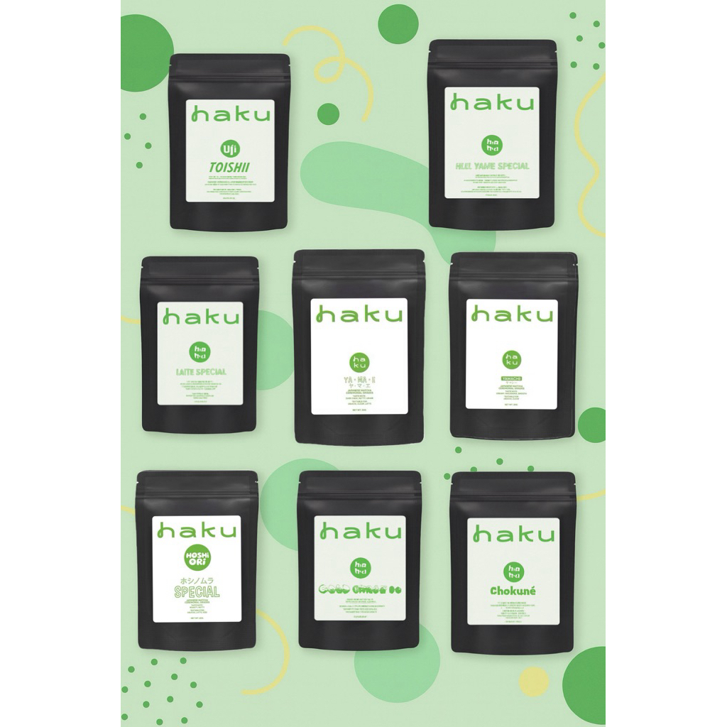 ใช้โค้ดลด 20%❗️ (พร้อมส่ง) Haku Matcha Hoshiori Chokume Toiishi Latte Special  Hoshiori Yame Special