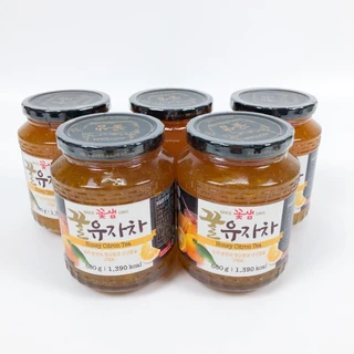 ชาผลไม้เกาหลี ชาน้ำผึ้งเกาหลี KOTSAM honey Citron Tea 꽃샘 꿀유자차 SINCE 1965 ปริมาณ 580g ชาส้มเกาหลี