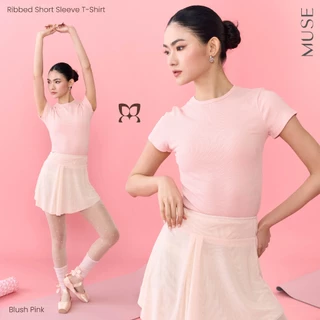 MUSE - Ribbed Short Sleeve T-Shirt