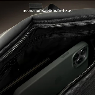 MYESCAPE NASSER กระเป๋าแฟชั่น กระเป๋าสะพายข้าง มีช่องใส่ของแยกเป็นสัดส่วน พร้อมสายสะพายแบบ Magnet Lock
