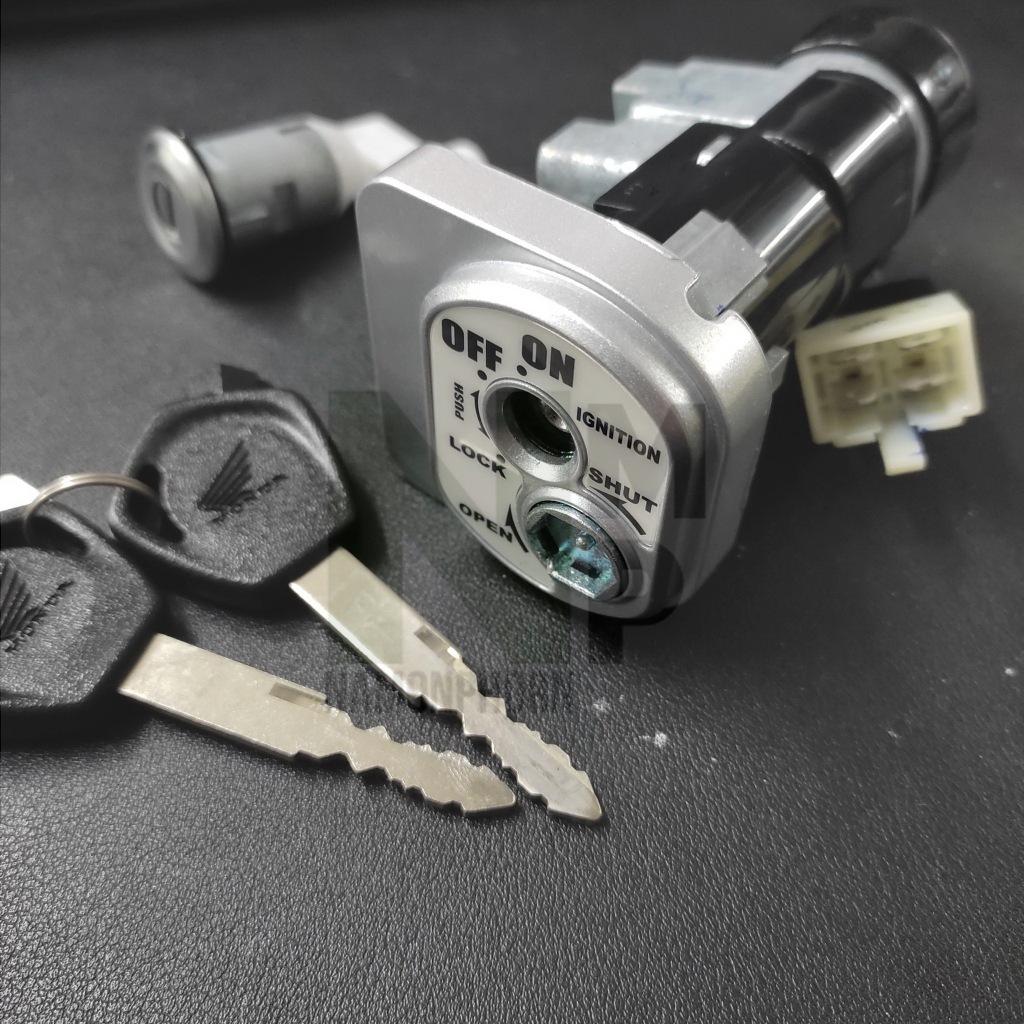 กุญแจ สวิทกุญแจ DREAM 110I SUPER CUB ไฟเหลี่ยม สวิทกุญแจชุดใหญ่ แท้ HONDA KEY SET  68