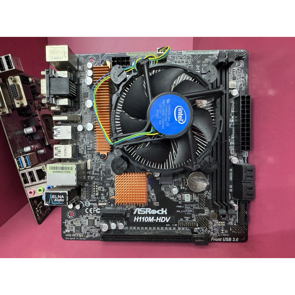 mainboard asrock h110 ddr4 ใส่ เจน 6-7