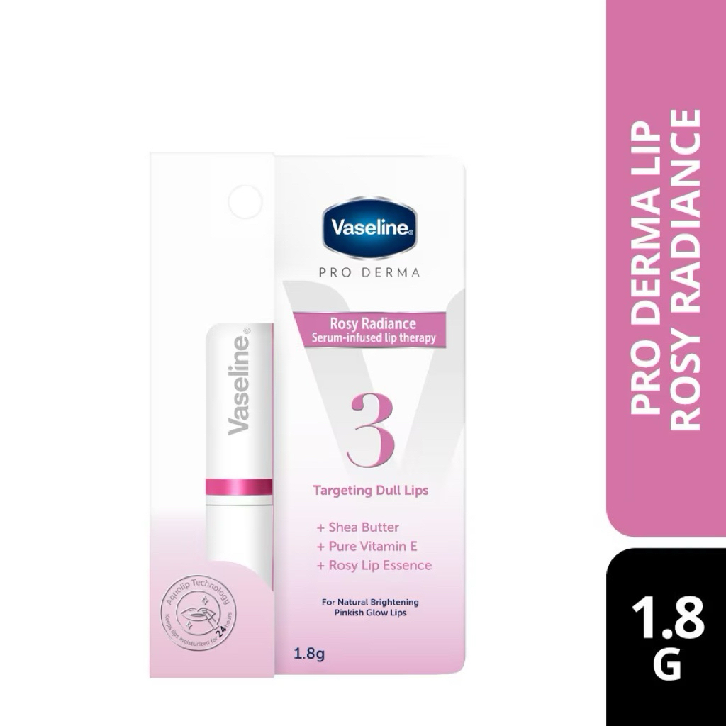 VASELINE Pro Derma Lip Rosy Radiance 1.8g