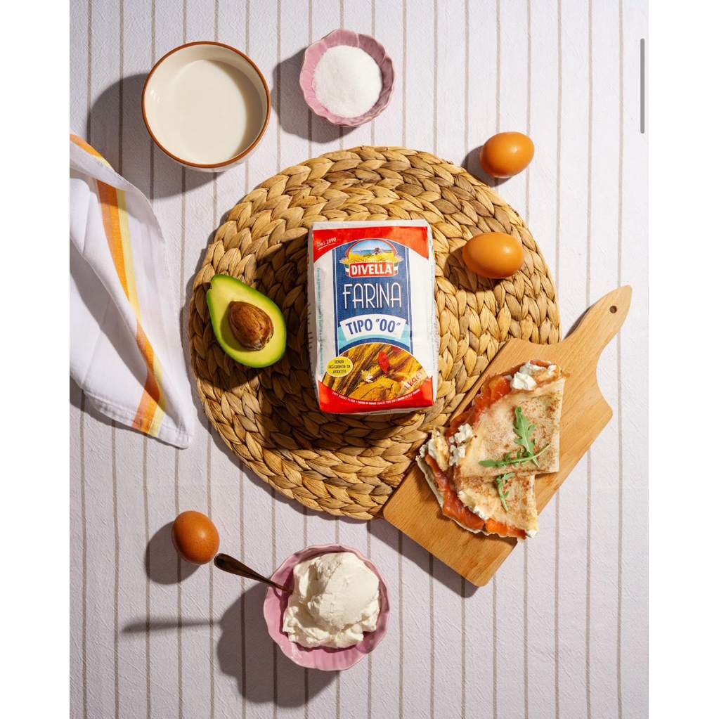 เเป้งอเนกประสงค์ / แป้ง 00  ยี่ห้อทิโป เบอร์ 00 1 กิโลกรัม - Divella Farina Plain Flour Tipo 00 1kg