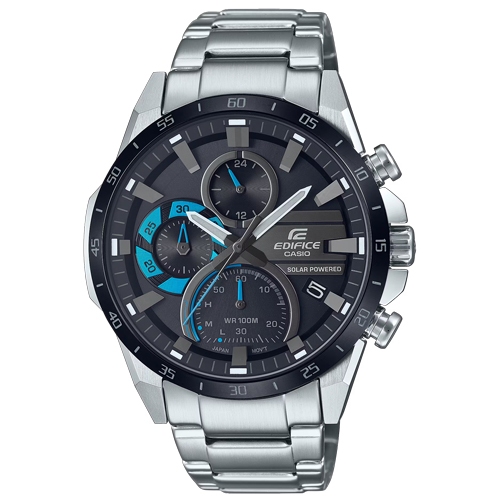 Edifice นาฬิกาข้อมือผู้ชาย สายสแตนเลส สีเงิน รุ่น EQS-940DB,EQS-940DB-1B