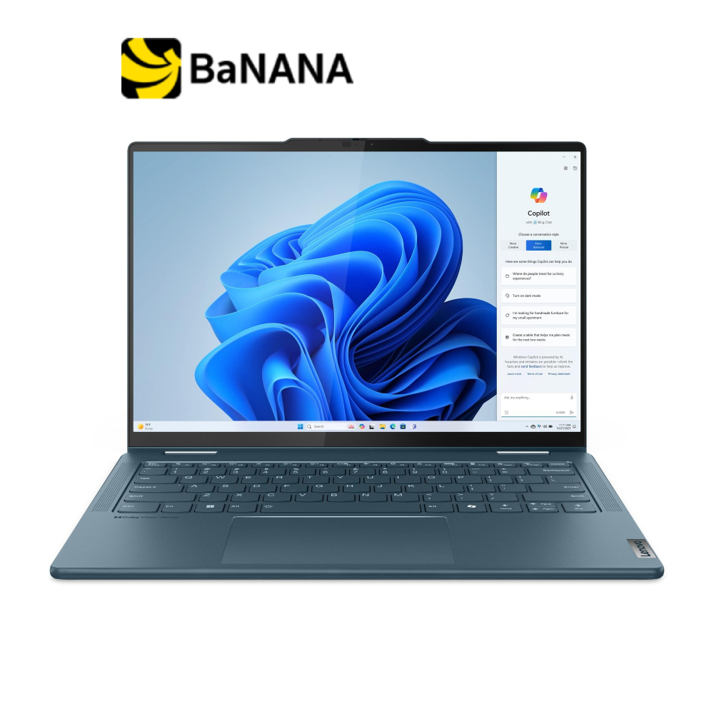 โน๊ตบุ๊ค Lenovo Yoga 7 2-in-1 14IML9-83DJ00H5TA Tidal Teal by Banana IT
