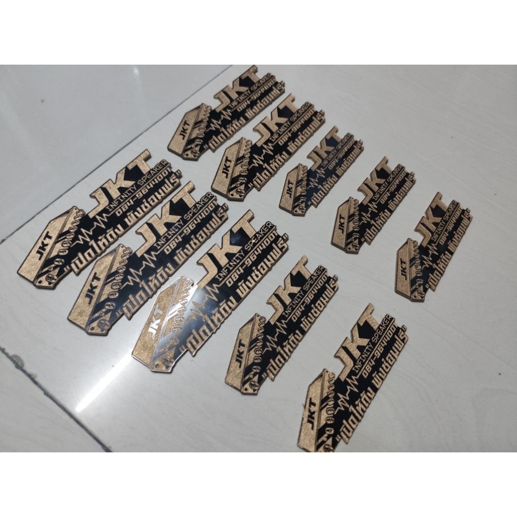 โลโก้หน้าตู้ลำโพงงาน DIY