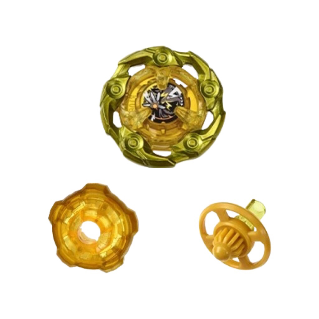 [พร้อมส่ง(ทั้งตัว)] เบย์เบลด Beyblade X UX-00 : WizardRod 5-60DB (Metal Coat: Gold)