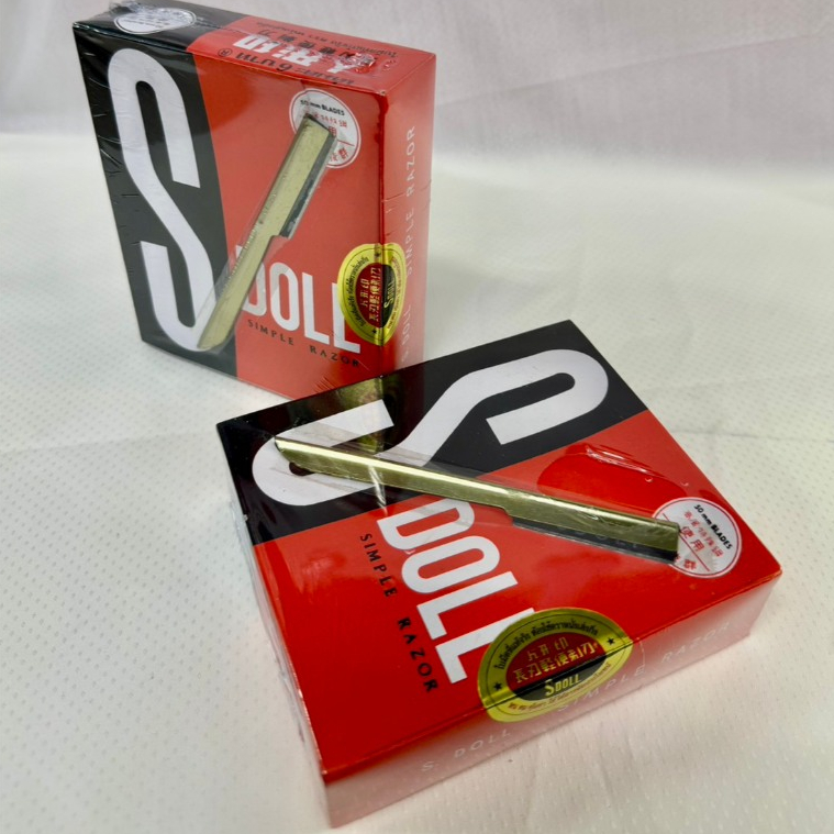 ด้ามมีดโกน S Doll ด้ามทอง (40 ใบมีด)