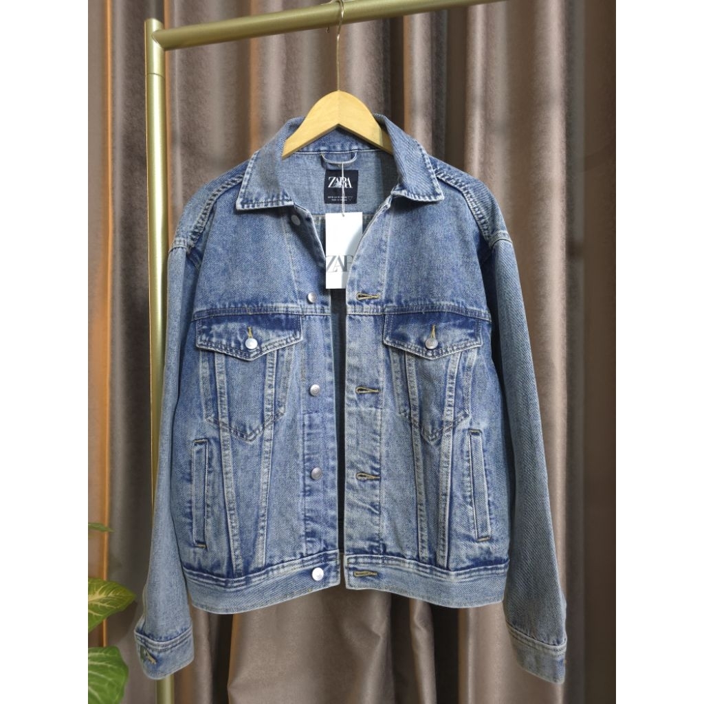 ZARA Denim jacket เสื้อเจ็กเก็ต ยีนส์ zara