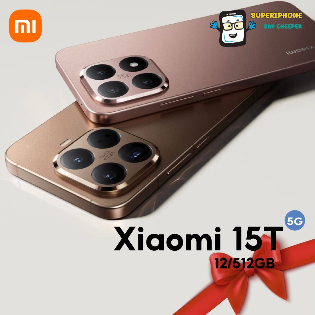 Xiaomi 15T 5G(12+512GB)กล้อง Leica l จอ 6.83 นิ้ว l  Dimensity D8400 Ultra(By Shopee  SuperTphone123