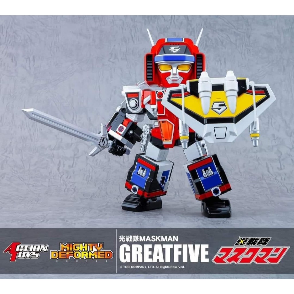 ACTION TOY ES GOKIN MIGHTY DEFORMED GREAT FIVE