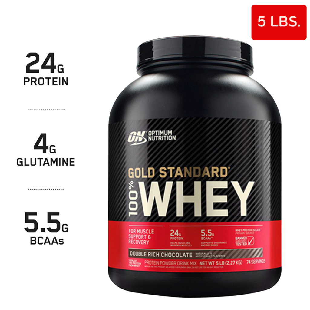Optimum Nutrition Gold Standard 100% Whey Protein 5 Lbs