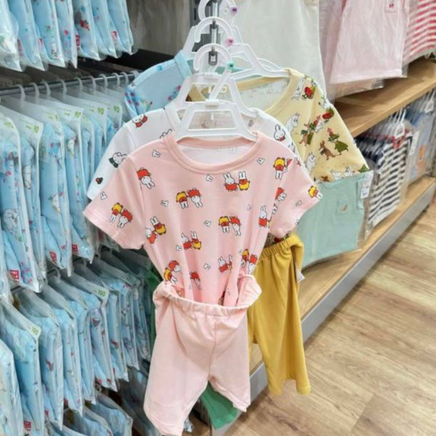 UNIQLO BABY เซ็ทชุดนอนเด็กเสื้อแขนสั้น ลายMiffy-Moomin มีให้เลือก 4 แบบ นำเข้าจากยูนิโคล่ญี่ปุ่น พร้อมส่งจากไทย