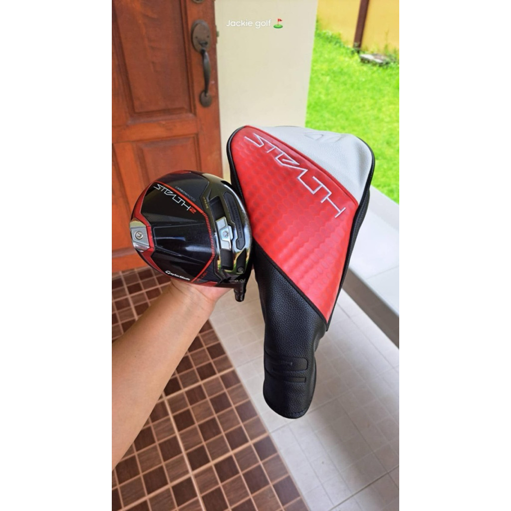 ไม้กอล์ฟ มือสองสภาพดี หัวไดรเวอร์ TAYLORMADE Stealth2 Plus Loft 9' Sleeve + Cover