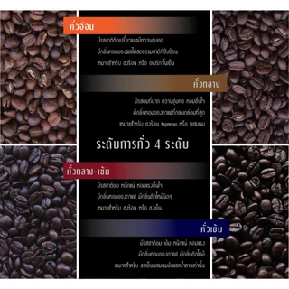 กาแฟคั่วกลางเข้ม เมล็ดเกรดA+ Arabica Coffee กาแฟดอยแม่สลอง