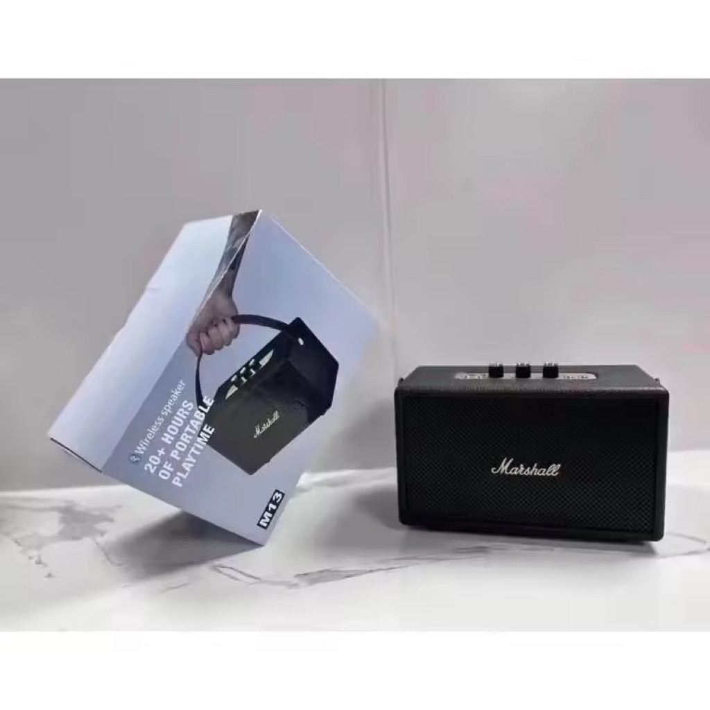 【จัดส่งในไทย 【ของแท้ 100%】M13 ลำโพง Stockwell II แบบ3ตัวปรับ ลำโพงบลูทูธ ลำโพงบลูทูธเบสหนัก ไร้สายลำ