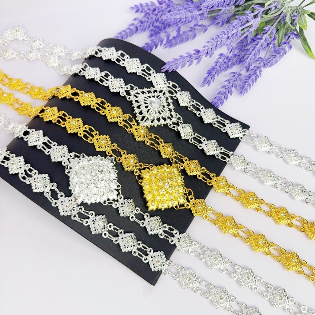 สังวาลย์เครื่องประดับไทย ประดับชุดพื้นเมือง ชุดเจ้าสาวปักษ์ใต้