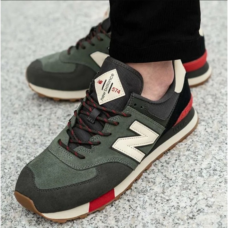 New Balance ML574JHR Green/Red มือสอง