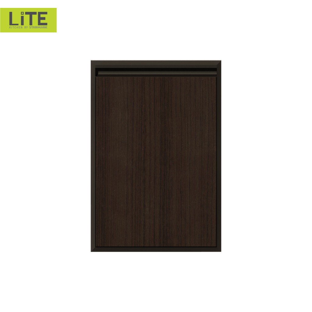 STARMARKหน้าบานซิงค์เดี่ยว รุ่น MAXII W45.5x D8.4x H66CM.  สี RICH WALNUT