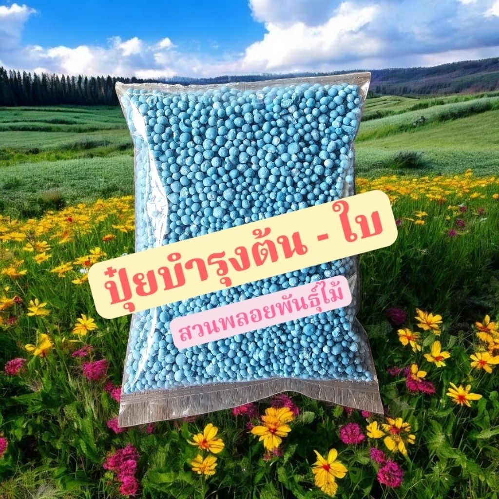 ปุ๋ยบำรุงต้น-ใบ🌲ต้นโต-แตกหน่อ-แตกยอด-ใบงาม🌲25-7-7🍄200g./1kgๅฟ