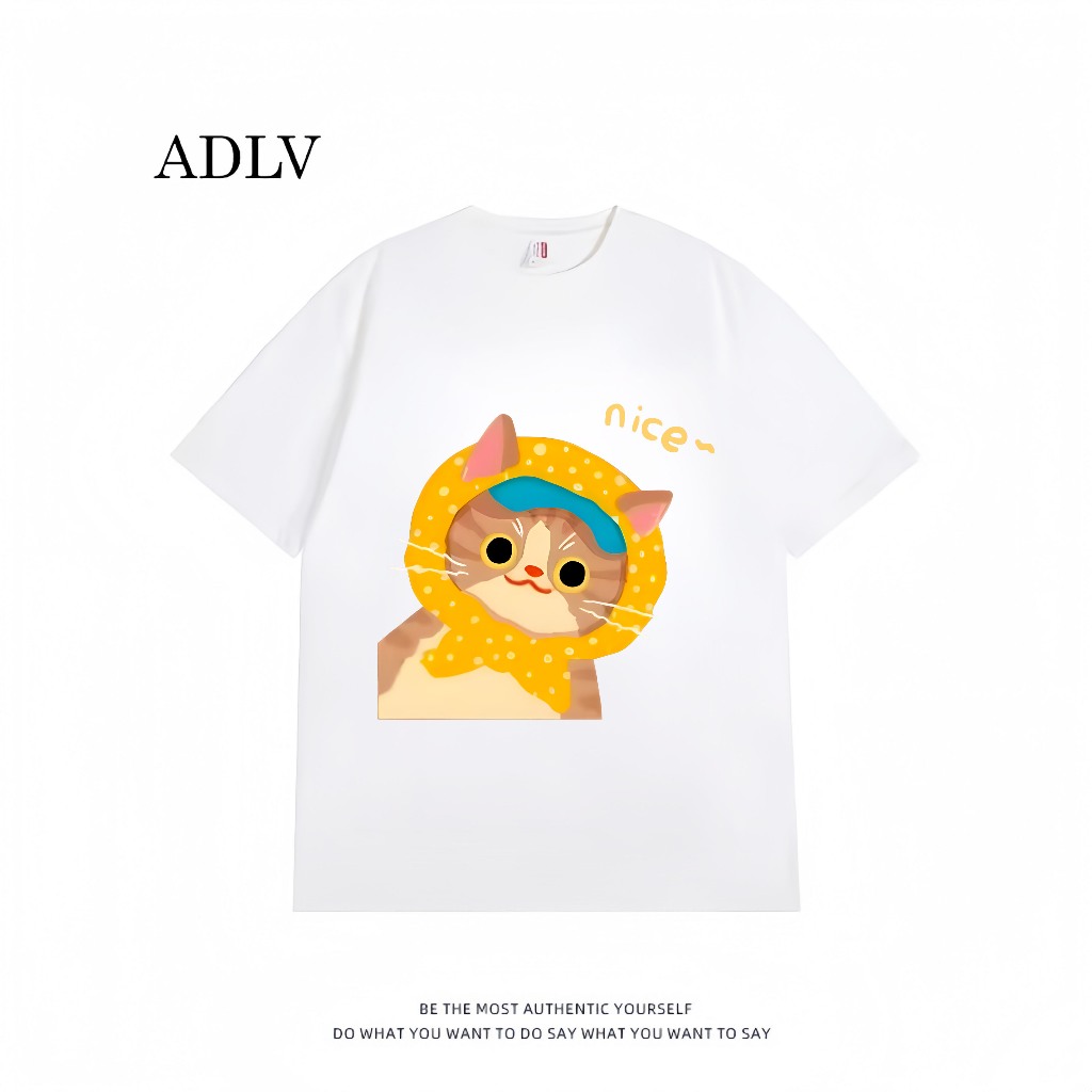 เสื้อยืดผ้าฝ้ายลายการ์ตูนน่ารัก แฟชั่นง่ายต่อการแมทช์ ใส่สบาย สต็อกพร้อมส่งจากกรุงเทพฯ ส่งด่วนภายใน 24 ชั่วโมงAD8879